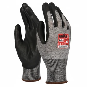 Industrial Starter D4 PU Anti-Cut Catch Gloves