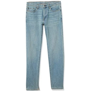Wholesale New Fashionable Elastic Mid Waist Loose Straight Washed Men Jeans Pants Casual Customized Denim
