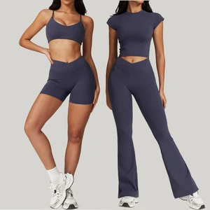 Customizable Fitness Breathable Solid Bra Quick Dry Sports tank Top Recylcled Yoga Lightweight Gym Spandex Crop Top for Women