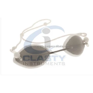 METAL LASER EYE SHIELDS PATIENT PROTECTION EYE INSTRUMENTS STAINLESS STEEL