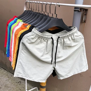 Summer Men's Beach Swimming Shorts Board Short Swimwear Matching Wear Pants Swimsuits Male Swim Trunks