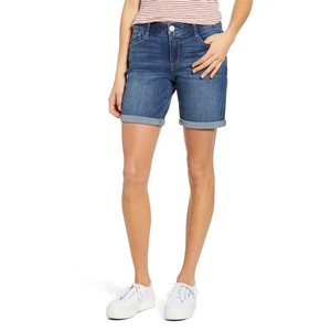 High Quality Women's Mid Waist Straight Casual Denim Shorts Breathable Quick Dry Customized Colors Autumn Fashion
