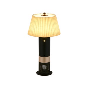 TAIKOO Rechargeable Desk Lamp with Bluetooth Speaker RGB Color Change Touch Dimmer Nightstand LED Bedside Ambient Table Lamp