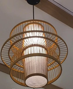 Handmade Bamboo Lamp, Stylish Bamboo Lamp, Both Traditional and Luxurious