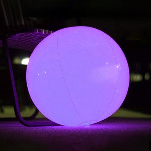 Top Sale LED White Balls Fountain Toys RGB Color Garden Floating Luminous Light Wireless Remote Control Christmas LED Beach Ball
