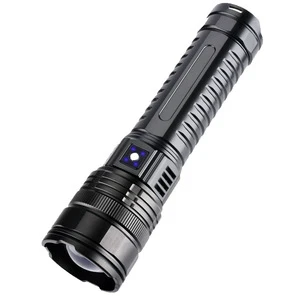 9900LM Powerful LED Flashlight Battery Display USB Rechargeable Light Telescopic Zoom Torch Lamp Outdoor Camping Fishing Lantern