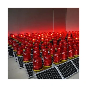 Solar Dual Light Medium Intensity Aviation Obstruction Light