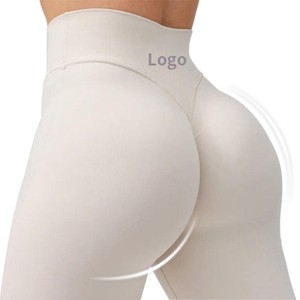 Leggins Custom Logo Spandex Sportswear Women High Waist Yoga Pants Gym Workout Tight Fitness Clothings Butt Lift Yoga Leggings