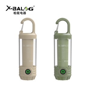 LED Camping Lantern ABS IP44 Waterproof Type-C Rechargeable Outdoor Portable Camping Tent Light Multifunctional Flashlight