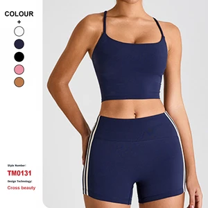 Custom High-Quality New Quick-Drying Breathable Yoga Sports Bra Women'S Tight Outdoor Running Fitness Strappy Sports Top