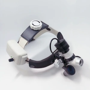 Medical Professional 5W LED Plastic ENT Dental Headlight with 2600mAh Battery CE Certified