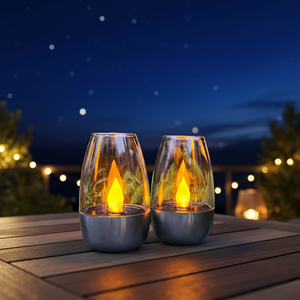 Outdoor ABS Waterproof Solar LED Camping Light IP44 Rating 2700K Soft Warm White Lithium Battery Festival Atmosphere Villa