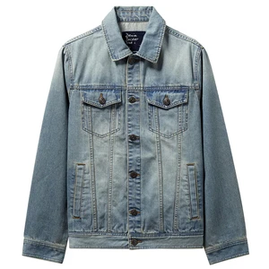 Men Jean Jacket 2025 New Arrival High Quality Wholesale Custom Jean Jacket Washed Custom Men Jean Jackets