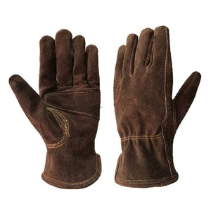 Custom Best Heavy Duty Gloves Sheep Goat Skin Leather Safety Auto Industrial Work Mechanic Gloves Anti Vibration