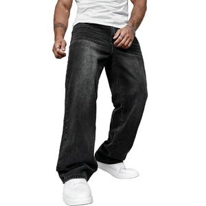 Custom Denim Pants Men's Clothing Loose Fit Jeans Acid Washed Jeans Pants Trousers for Men Jeans