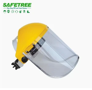 PPE Safety Equipment Eye Protective Face Shield Mask PC Visor with Headgear