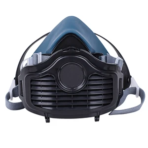 PPE EN 140 Manufacturer Sale Blue Mouth Half Face Gas Respirator Mask