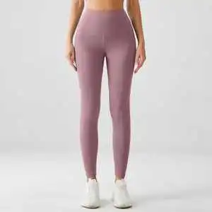 Custom logo Buttery Soft High Waisted Lulu Align Yoga Leggings Women Tight Pants for Athletic Running Leggings Factory Sell