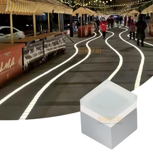 IP67 Waterproof Square LED Brick Light Outdoor Recessed Deck Lamp for Exterior Path Landscape Customized ODM/OEM