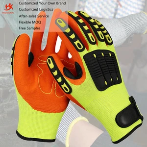 High Quality Impact Safety Gloves Kong Impact Gloves Tpr Impact Gloves