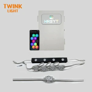 Twinklight 150ft 200ft 300ft 48V RGB+W App Control LED IP68 Christmas Pixel Light Permanent Holiday System for Home Lighting Set