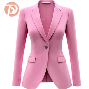 Wholesale Ladies Solid Color Small Suit Business Plus Size Women Suits Sets 100% Polyester Corduroy Breathable at Low Price