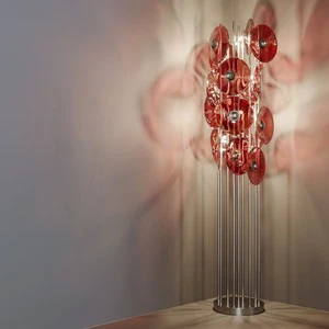 Modern Handmade Oval Shape Glass Design Hotel Standard Lamp House Decoration Corner Floor Light