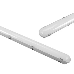 ETL DLC Moisture Proof Warehouse Cold Room Light 100-277Vac Vapor Light IP65 4ft Linear Batten Tube LED Tri Proof Light Fixture