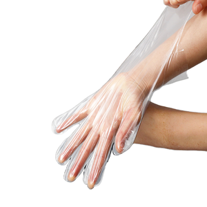 Food Grade Disposable Sterile Safety Gloves White Kitchen Use Waterproof PE Material Silicone-Free Powder-Free Smooth Texture