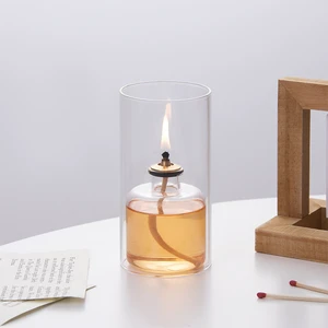 Decorative Outdoor Oil Lamp with Glass Cover