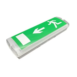 3W LED Emergency Indicator Light 3 Hours IP65 Indoor/Outdoor Use AC 85-265V Plastic Li-Ion Battery Shopping Mall Patch Sign