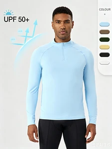 Men's and Women's Long-sleeved UPF Sunscreen Clothing That Blocks Ultraviolet Rays. Perfect for Wearing While Fishing Outdoors.