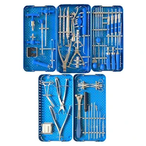 Professional Manual Stainless Steel Spinal Surgery Instruments Set Orthopedic Surgical Tools Kit CE Certified ISO13485 for