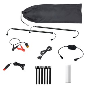 Outdoor Camping Light Bar Kit With 2 Bars Orange & White LED Aluminum Body Direct From Manufacturer