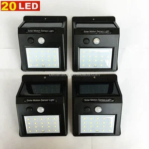 Waterproof Outdoor Wall Mounted Security LED Lamp Motion Sensor Solar Powered for Garden Home or Office