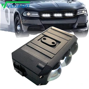 New 90W BIF Led Car Grille Light With 3 Projector Lens LED Work Light Rectangle Head Lighting With High Low Beam For Automobile