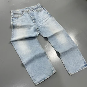 Wholesale Straight Leg Loose Denim Jeans Mid Waist Hip-Hop Casual Denim Pant Men's High Quality Vintage Baggy Embroidered Jeans