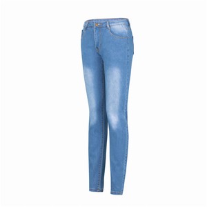 Women's High Waist Skinny Jeans Cute Solid Stonewashed Denim Full Length Casual Style 100% Cotton Breathable Washable Fit