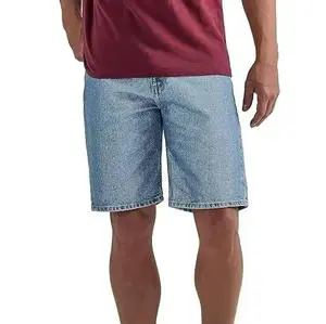 Custom Men's Loose Fit Denim Shorts Vintage Acid Washed Jean Shorts for Men Baggy Jeans Jorts OEM Service Customized