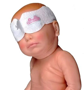 CE Approved Soft Neonatal Phototherapy Eye Mask Medical Consumables Baby Eye Protector with Protection for Newborns