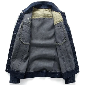 Men Denim Clothing Slim Fit Denim Jacket High-Quality Stretch Skinny Jeans Coat Streetwear Motorcycle Style Plus Size Up to 5XL