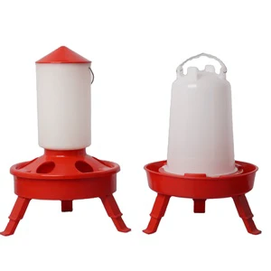 1.5L Drinker And 3KG Feeder Plastic Chick Feeder And Drinker With Legs Poultry Duck Chicken Feeders And Drinkers Set