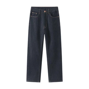 2025 Summer Loose Straight Jeans For Men Original Color Premium Denim Materials Vintage Casual Style Light Wash