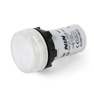 Mini 22mm Panel Mount Equipment Indicator Lights IP65 Protection 6-380V Warehouse Use LED Pilot Lamp