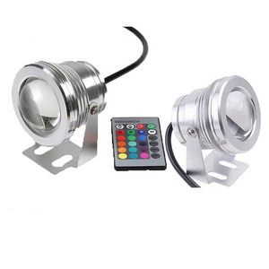 12v Ac/dc Color Change Led Pool Underwater Light 10w For Spa/swimming Pool/fountain