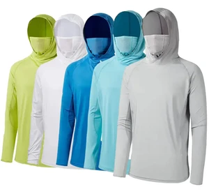 Custom Breathable Fishing Shirt Windproof Waterproof UPF50 Sun Protection Quick Dry Long Sleeve Performance Wear