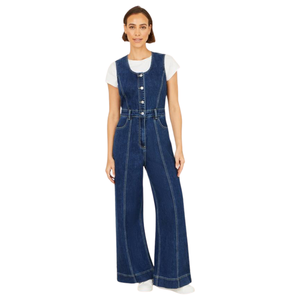 Premium Ladies Denim Overall Jumpsuit Casual Fashion OEM ODM Factory Direct