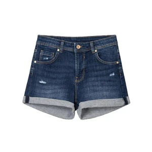 Women's Solid Skinny Casual Shorts Pocket Fashion Summer Jean Style Shorts Custom Ladies Shorts Wholesale