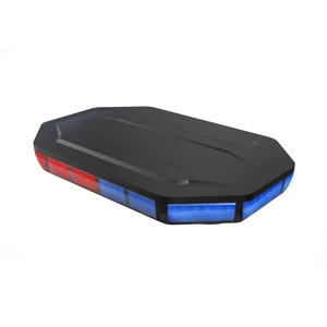 Pass SAE EMC Red & Blue Emergency Light LED Warning Beacon Light