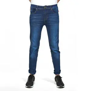 Men's Boot Cut Jeans Denim Regular Fit Long Comfortable Solid Color Pockets Breathable ODM Wholesale Custom Fashion